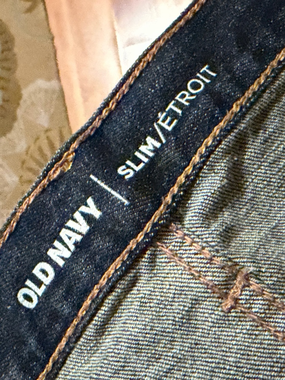Old Navy Men's Slim Dark Indigo Jeans - Picture 5 of 5